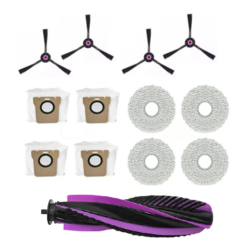 M17K-13PCS アクセサリーキット JONR P20 プロロボット掃除機アクセサリー交換洗えるメインサイドブラシモップ布ダスト