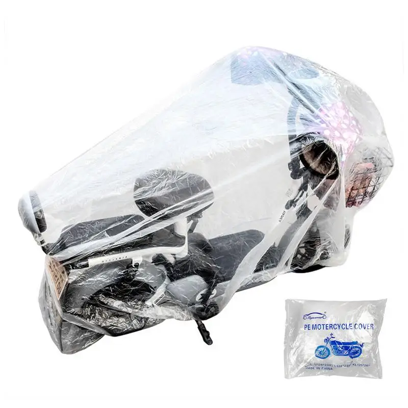 Transparent Motorcycle Cover All Weather Motorcycle Covers For Motorbikes Mobility Scooter Dirtbikes Sport Bikes All Season