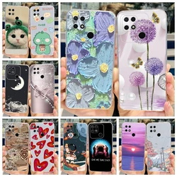 For Xiaomi Redmi 10C Case Redmi 10A Luxury Painted Cover Soft Slim Phone Case For Xiaomi Redmi 10C 10 C 10A Redmi10 A Back Cover