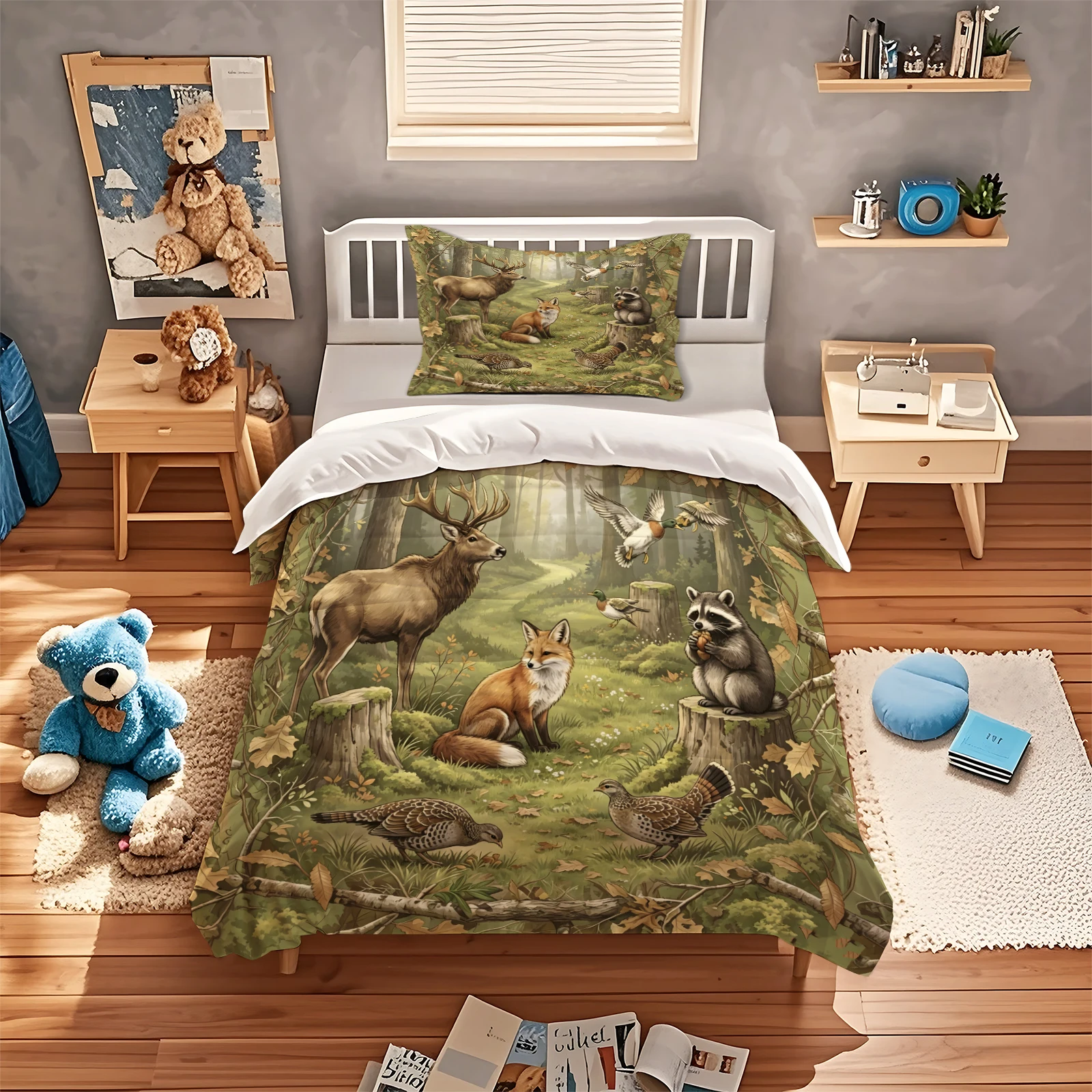 Set Copripiumino Animali Selva - Linen Duvet Cover recensione e prezzo