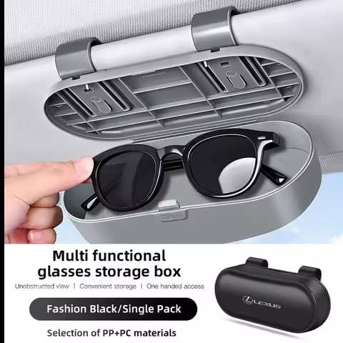 Fashion Multi Functional Glasses Storage Box For Lexus F SPORT GS GX IS LS LX LC RC LBX NX RX 350h 450h ES UX 300e GX460 Ct200h