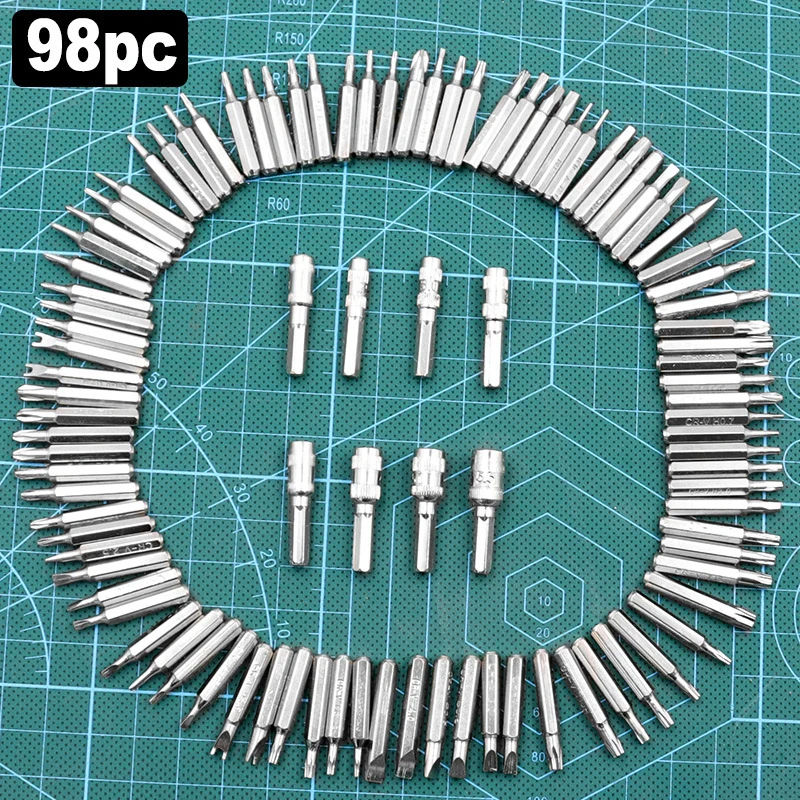 114 In 1 High Hardness Mobile Phone Computer Disassembly Tool Multi-purpose Household Maintenance Disassembly Screwdriver Set