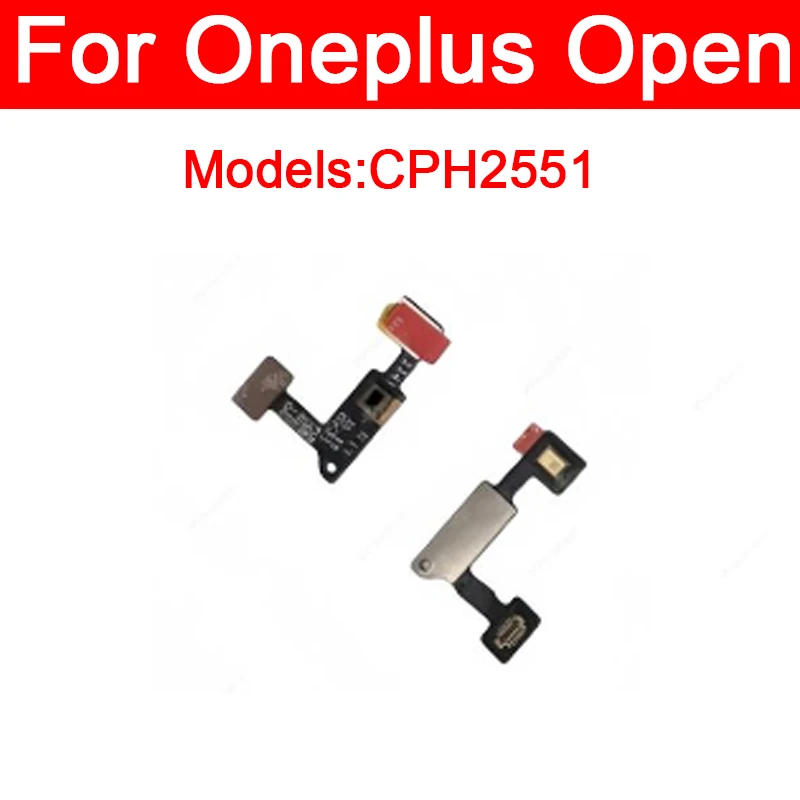 For Oneplus Open CPH2551 Mainboard Connect  Inner MIC Flex Top Noise Reduction Mic Sensing Receiver Parts