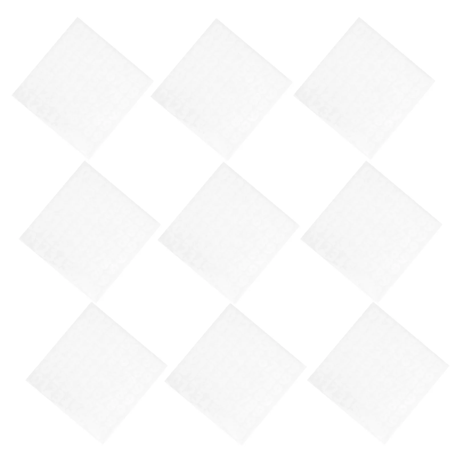 

15 Sheets Waterproof Self-Adhesive Number Stickers 0-9 Tear-Resistant Vinyl Labels for Home Office School Party Buffet
