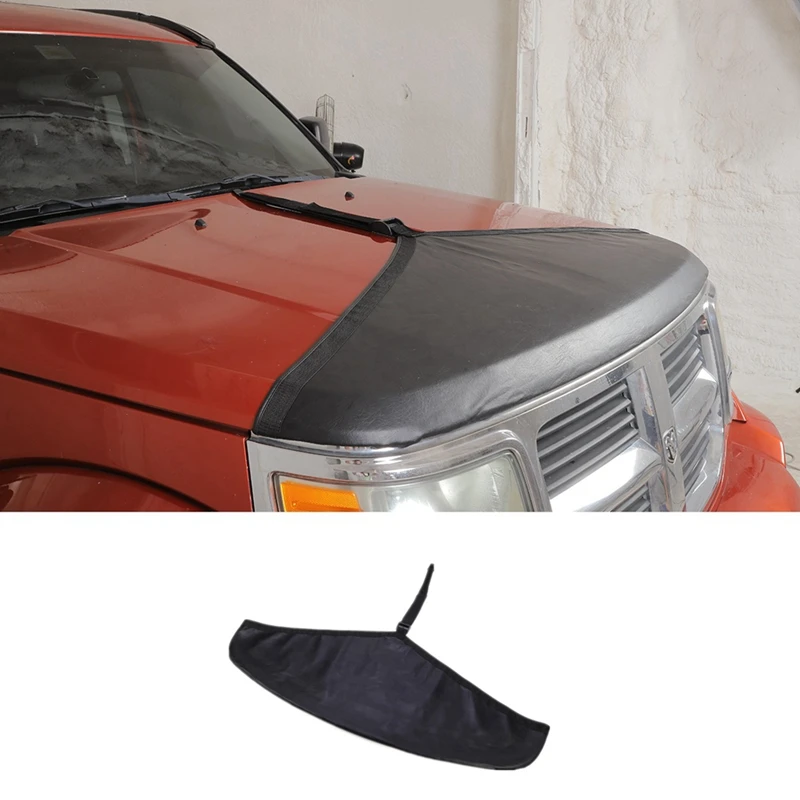 Engine Hood Cover Protector Bonnet Guard For Dodge Nitro Jeep Liberty 2007-2012 Accessories, Black