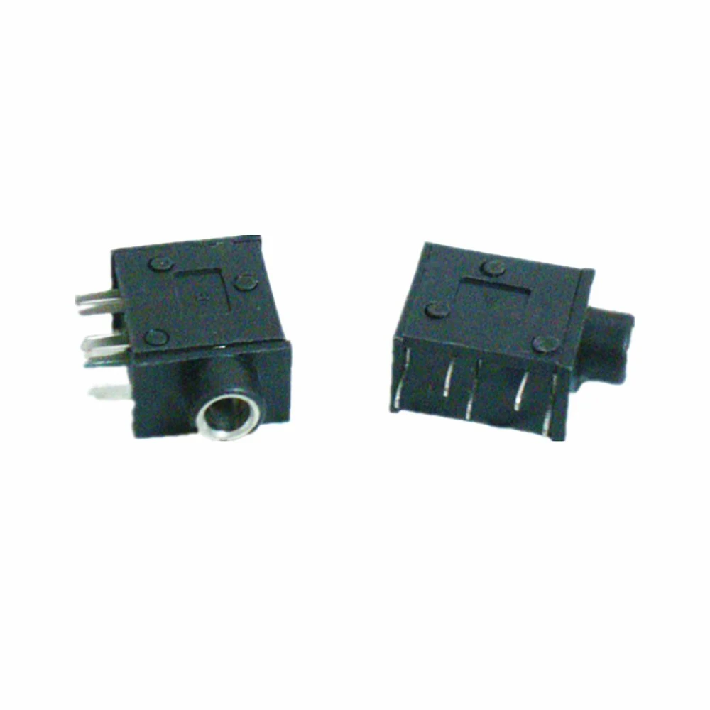 Conector para auriculares estéreo, PCB, TRS, hembra, 140mm, 3,5 pulgadas, 1/8 piezas