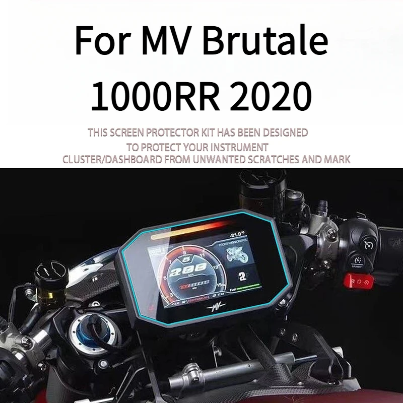 

For MV Brutale 1000RR 1000 RR Brutale1000 RR Rush 1000 2020 Scratches Protection Pelula For Car Screen Protector