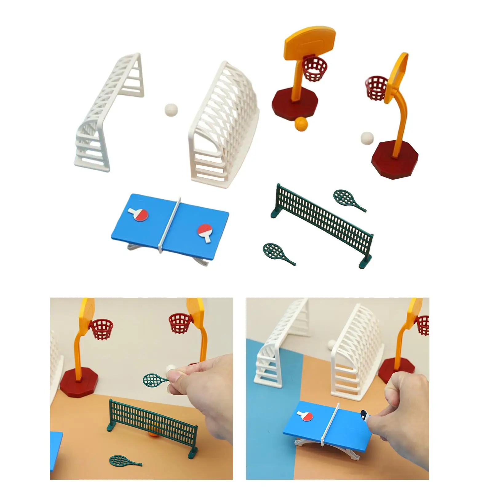 1:12 scale Sports Equipment Dollhouse Model Simulation Fitness Game Accessory Decor Ornament Furniture