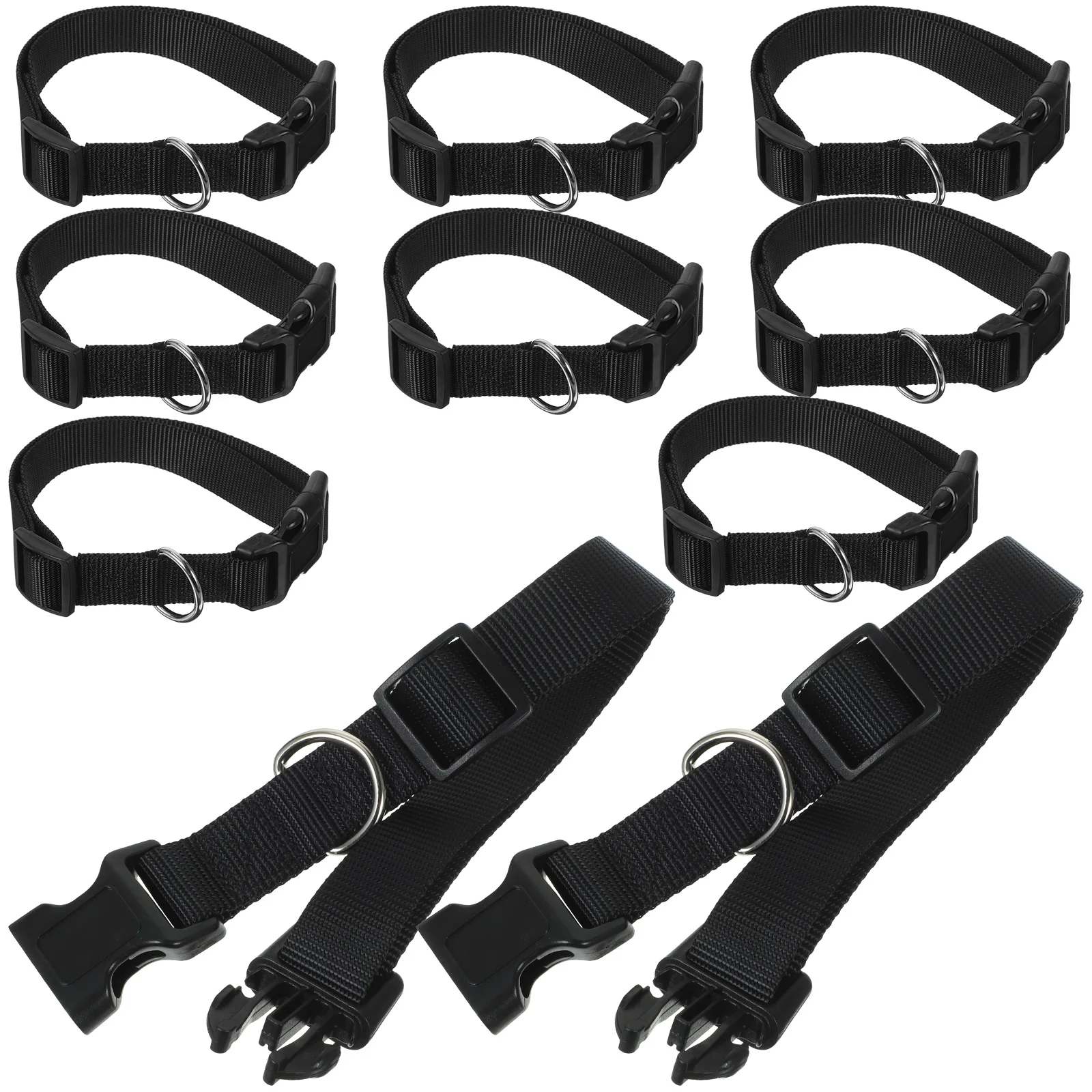 10 قطعة الياقات الأغنام قابل للتعديل دائم عالية الكثافة حزام الماشية لوازم الأغنام الياقات قابل للتعديل الماعز طوق