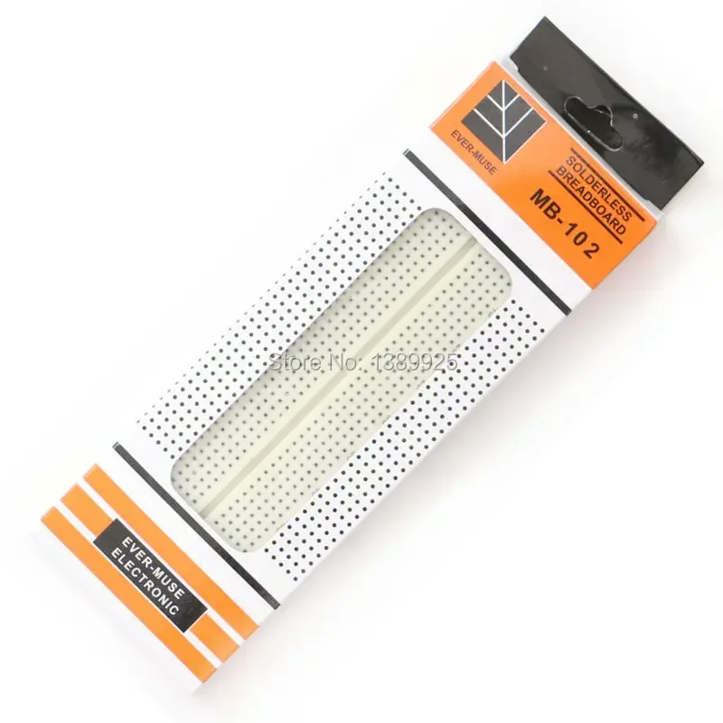 3.3V/5V MB102 Breadboard power module/400/830 points Prototype Bread board for arduino kit +65 jumper wires wholesale