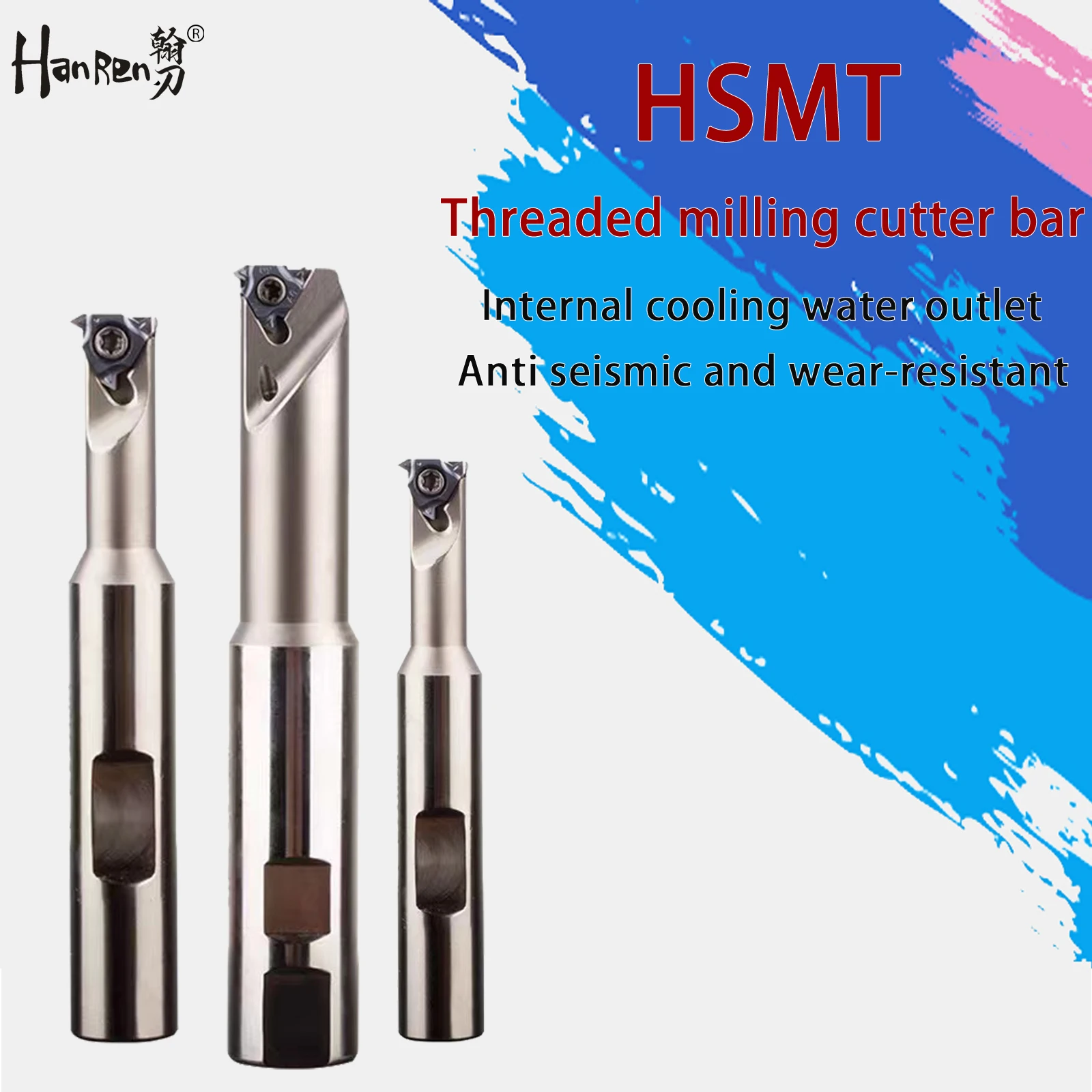 

HSMT Single Edge Thread Milling Cutter Bar CNC Cutter Of Machining Center HSMT20-20K16 Internal And External Milling