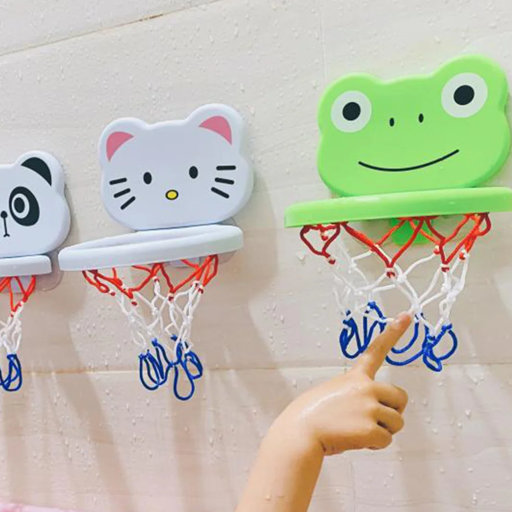1 Zestaw Gra Koszykówka na Przyssawkę do Łazienki dla Dzieci, Zabawa w Treningu w Wodzie, Aktywność Pod Prysznic dla Dzieci