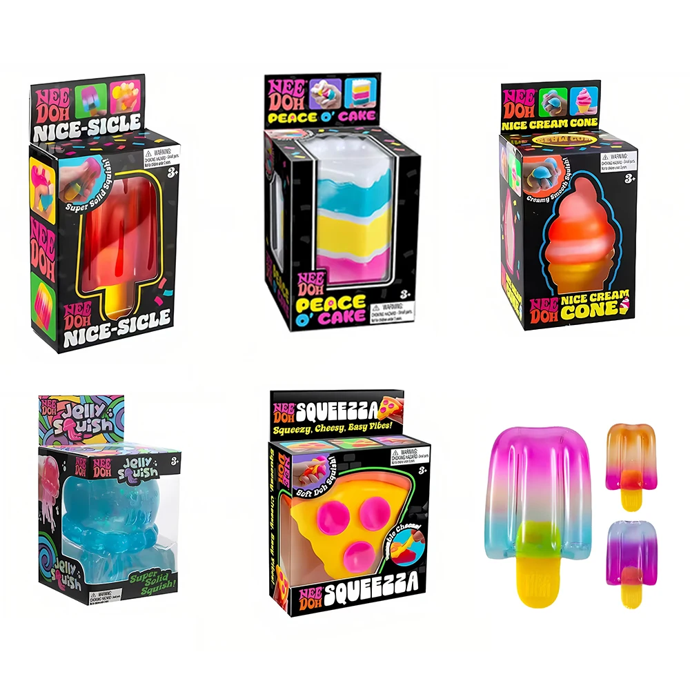 

Новинка 2026: Музыкальная игрушка-антистресс «Липкий мороженый» для взрослых, медленно восстанавливающая форму, устойчивая к давлению, детские игрушки-подарки