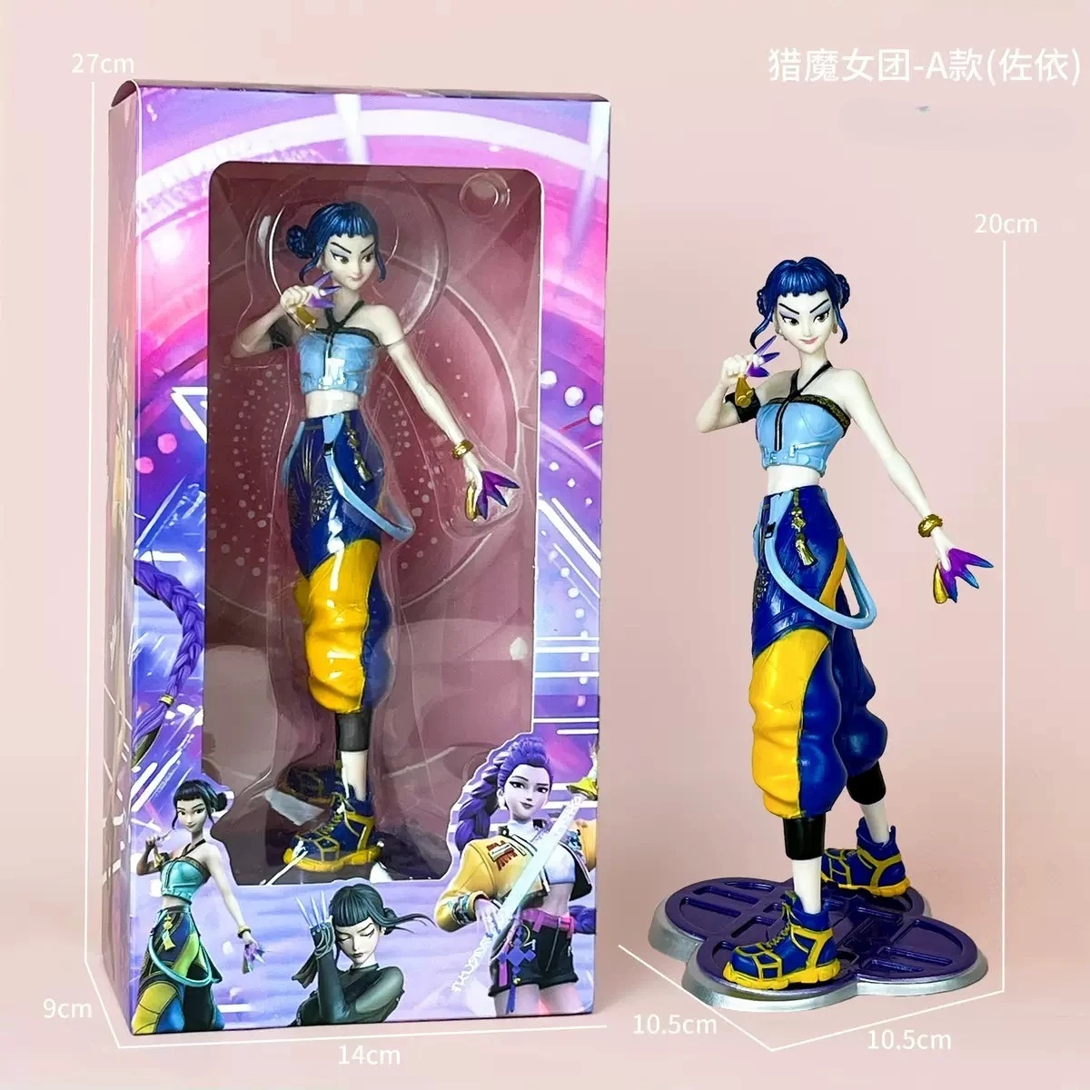 2025 quente anime kpop diabo caçador boneca brinquedo de vinil rumi mira zoi personagem máscara de vinil caixa cega ornamento brinquedo presente de natal