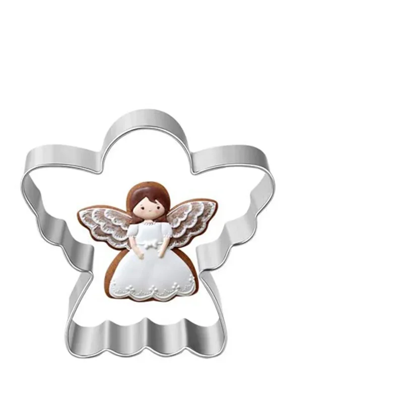 Angel bread fruits sandwiches Cookie Cutter Boy Girl Baptism Christening First 1st Communion Church Christmas decoration gift