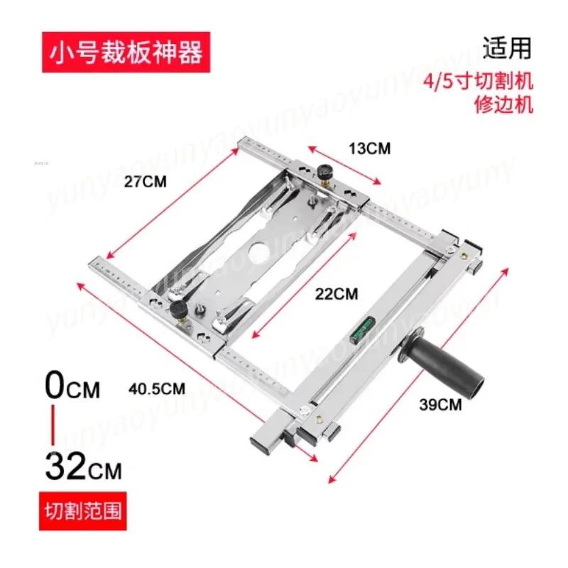 Woodworking Circular Saw Guide Rail System, Precision Fence Jig for Straight and Angle Cut DIY Cutting Tools