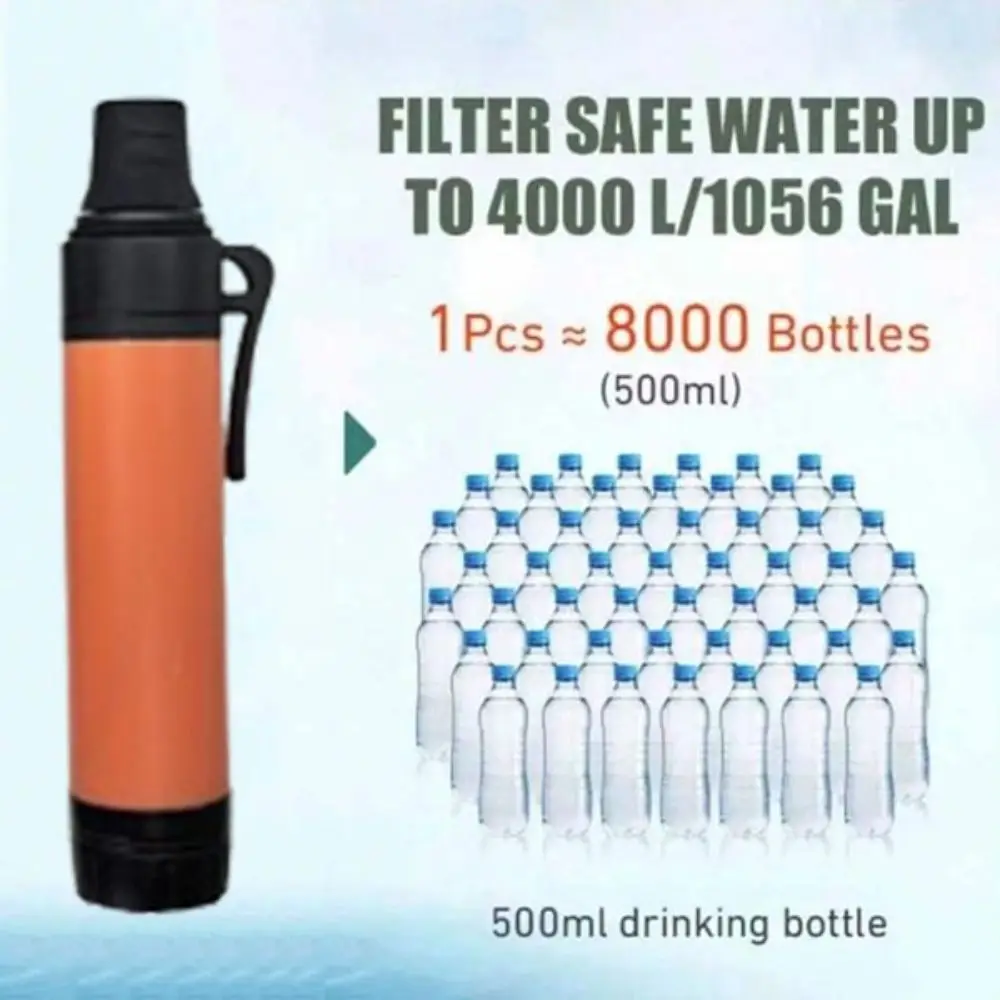 

Mini Mini Water Filter Straw Purifier Direct Drinking Purification Water Filter Survival Straw Drinking Water Filtering Straw
