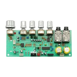 1PCS Digital Microphone Amplifier Tone Board PT2399 Karaoke Reverb Preamplifier Board Dual AC12-15V OK339 two microphone input