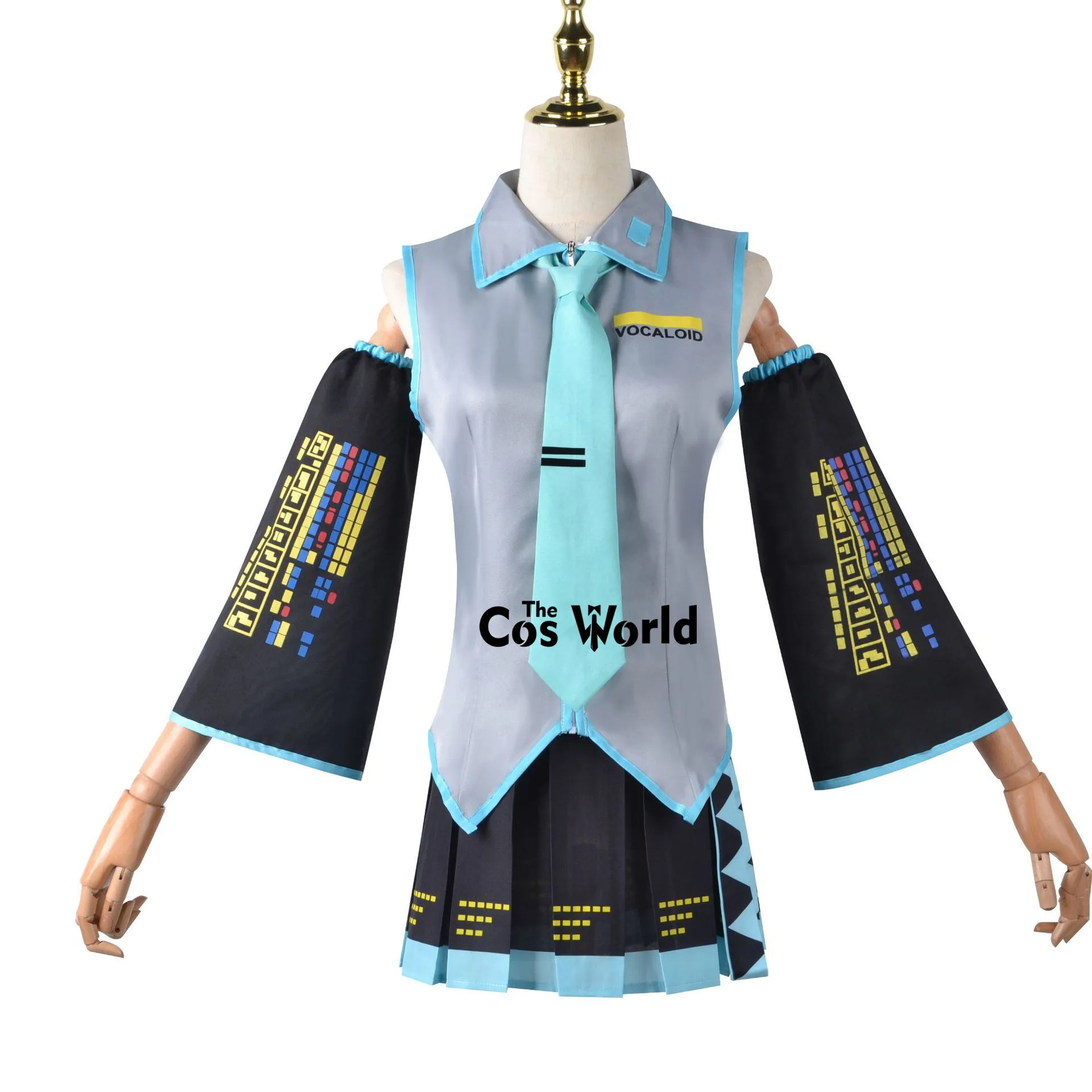 Miku Official Uniform Outfits Anime Cosplay Costumes