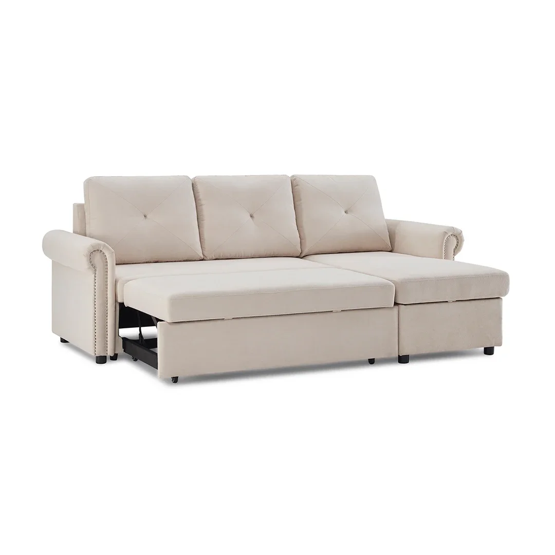 

Comfy Settee Sofa Set Fold Out Sofa Bed With Storage For Living Room