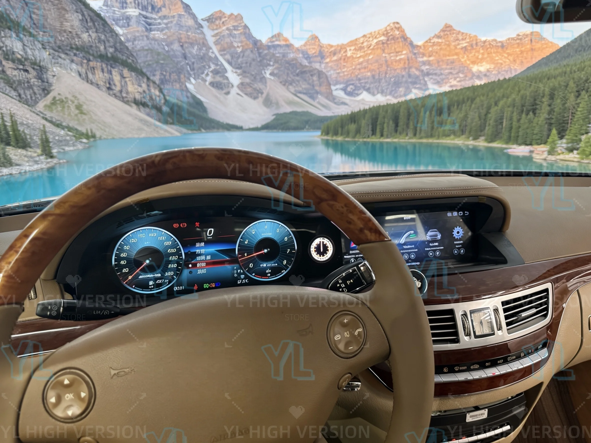 

Обновленная мультимедийная система с двумя экранами на Android для Mercedes-Benz S W221 2005-2013, Carplay, GPS, Bluetooth 5.0, 4G