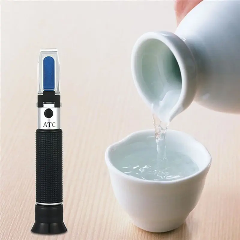 Alcohol Refractometer 0-80% Brewing Liquor Concentration Tester For Spirits Tester Alcohol Meter-A54R