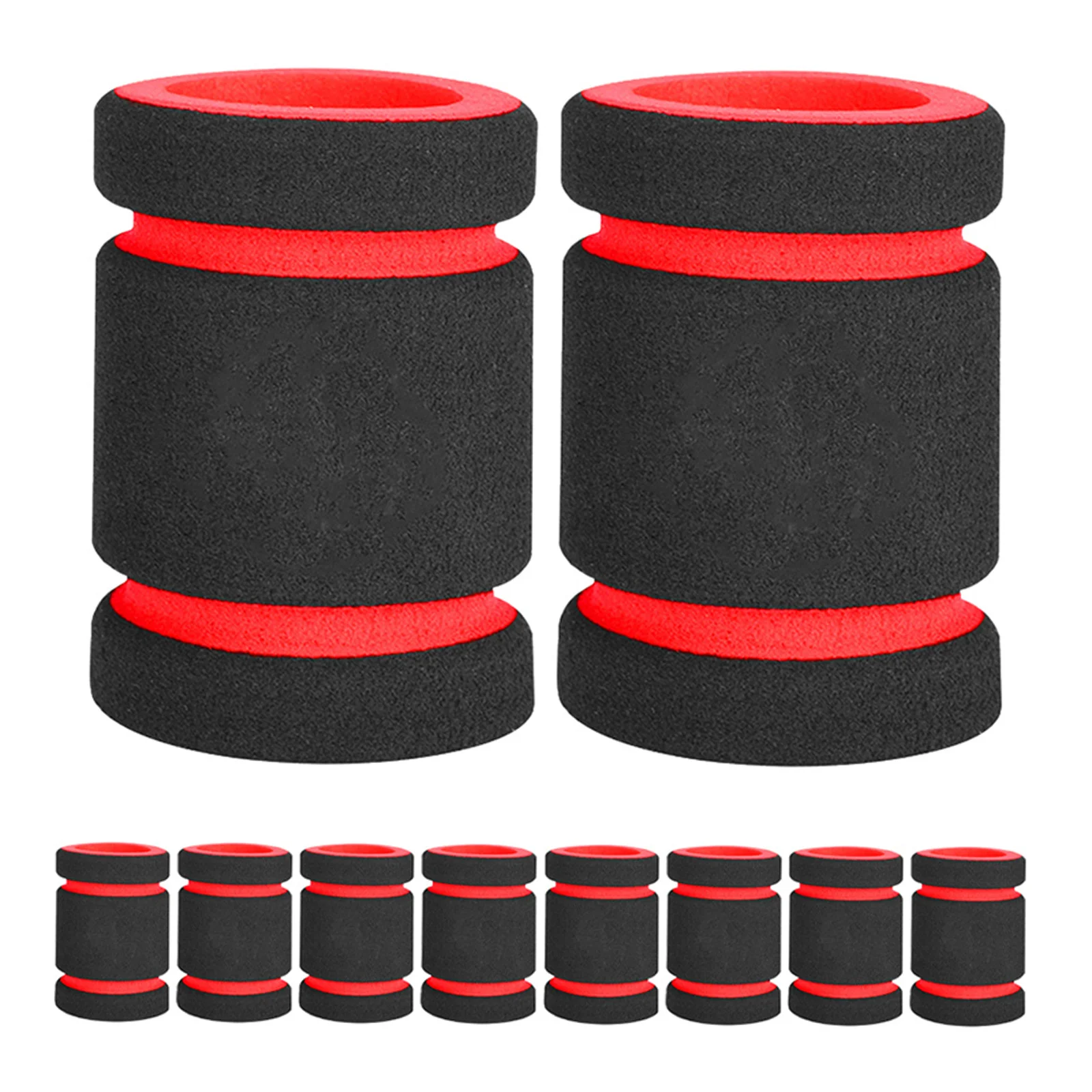 

10Pcs Machine Grip Cover Thick Sponge Non-Slip Handle Sleeve Ergonomic Design Fatigue Reduction Professional Ink