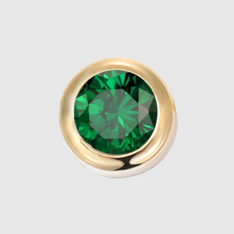 Colorful Zircon DIY Charm Pendant for Daily Wear