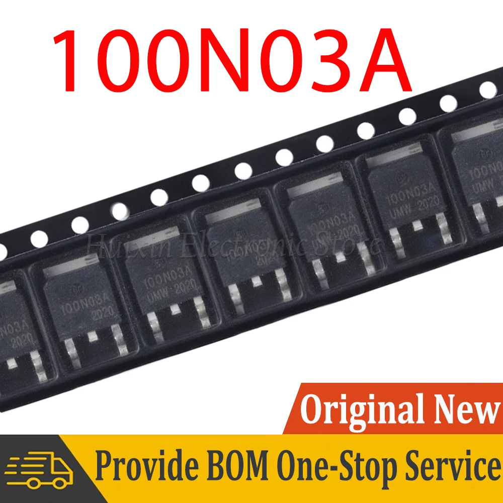 5pcs 100N03A TO-252 100N03 TO252 30V 90A N-channel MOS Field Effect Tube Transistor Chip IC New Original