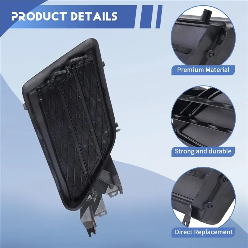 Bumper Grille Side Active Shutter Grille For Tesla Model S Fog Lamp