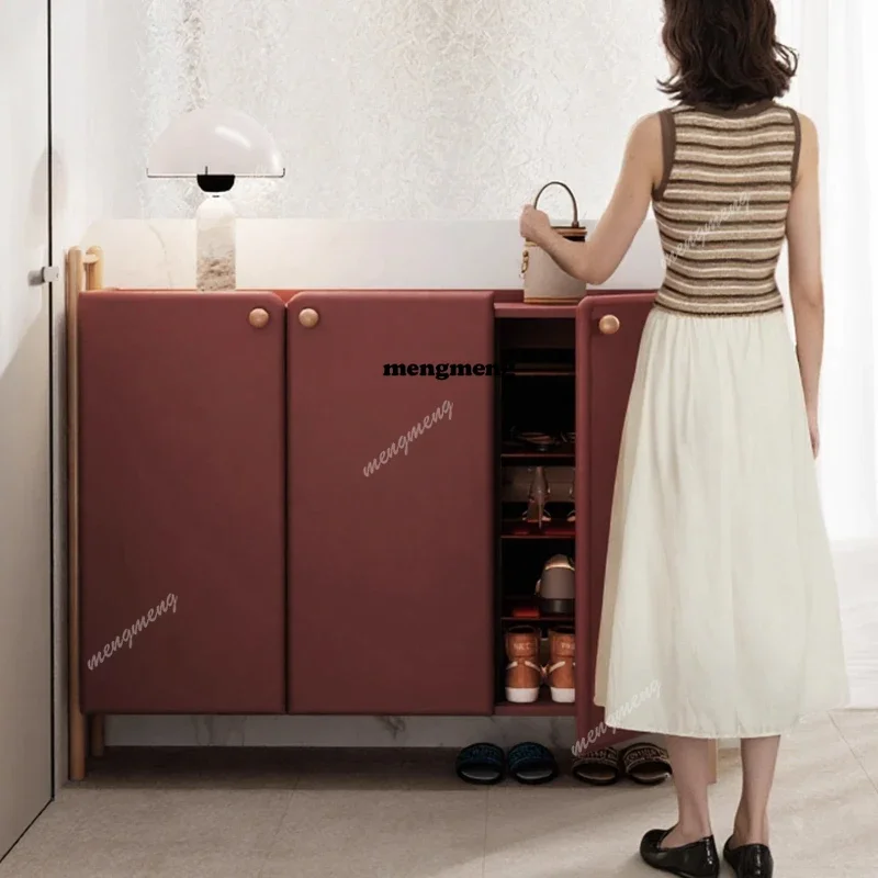 Hot sales Mobile Wooden Shoe Shelf Closet System Clothing Bedroom Disinfecting Vertical Shoe Cabinet Box Luxury Muebles Salon Fu