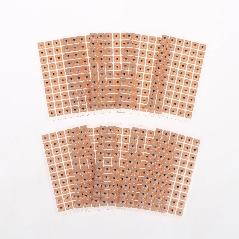 Eco-Friendly Ear Acupuncture Seeds Stickers 600Pcs Non-Invasive Massage Patches Suitable for All Ages Relaxation Pain Relief