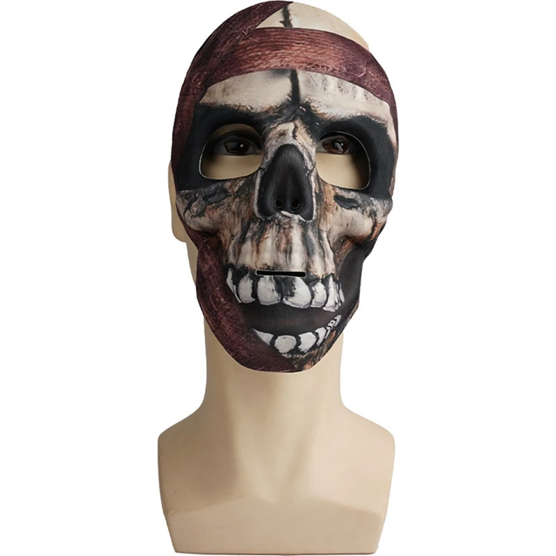 Festival Carnival Ball Decoration Props Halloween Ghost Festival Skull Mask Terrifying Cosplay Face Mask