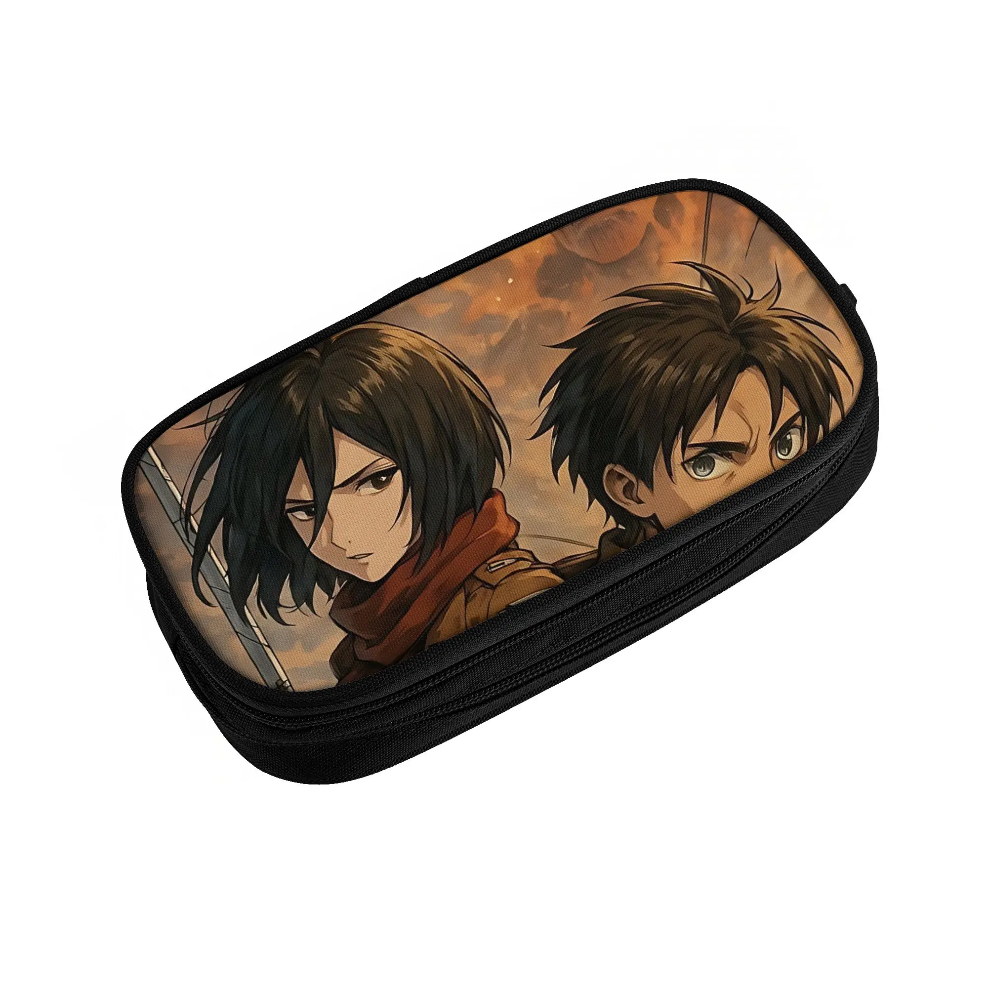 1 Piece Blades Pencil Cases Pen Holder Storage Stationery Attack on Titan Supplies Large Storage Pen Box Pencil Bag for Students