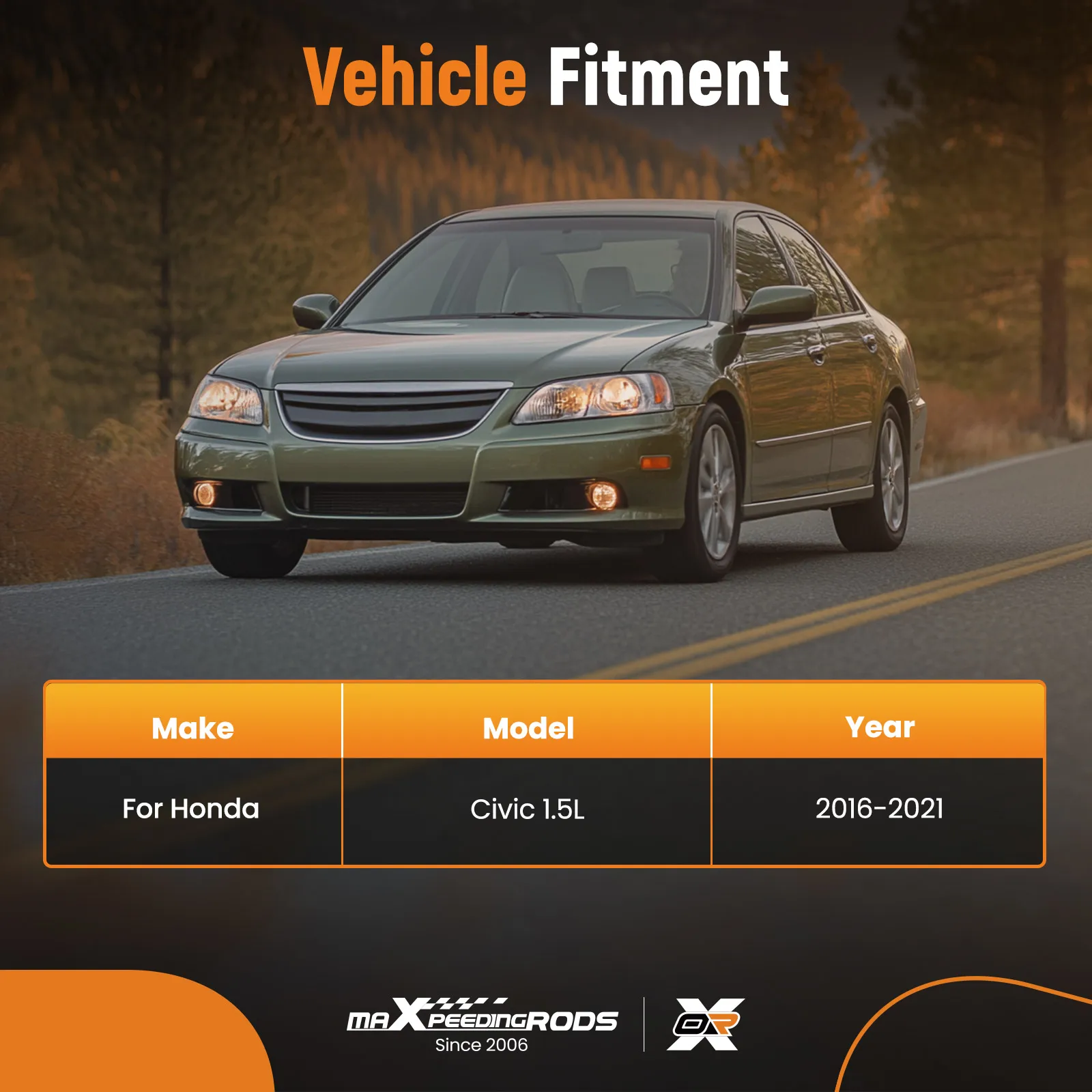 

Комплект креплений двигателя и трансмиссии для Honda Civic L4-1.5L A65136 A45006