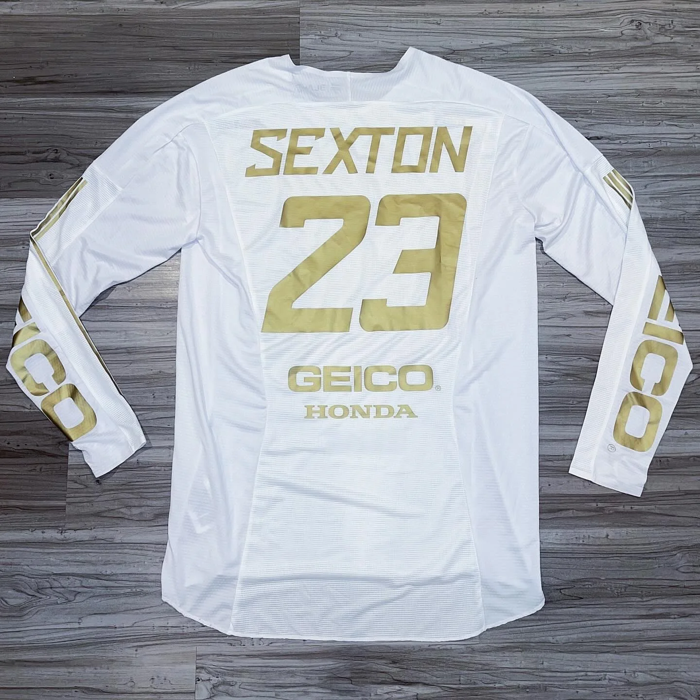 

Motocross Honda Long Slevee Jersey #23 Sexton Fast Drying Breathable Racing Shirt Comfortable Off-Road Top for Summer Riding