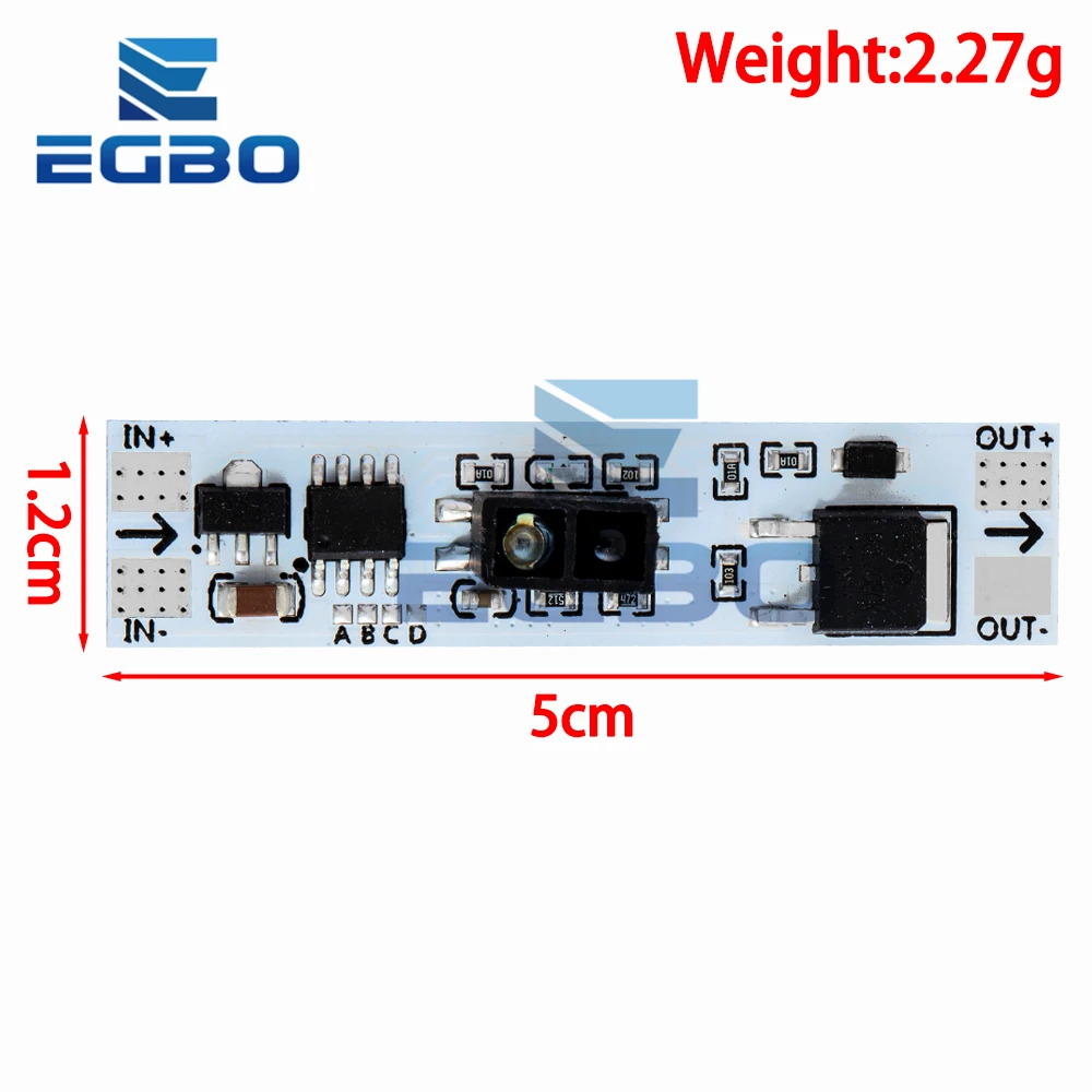 Touch Switch Capacitive Module 5V-24V 3A LED Dimming Control Lamps Active Components Short Distance Scan Sweep Hand Sensor Touc