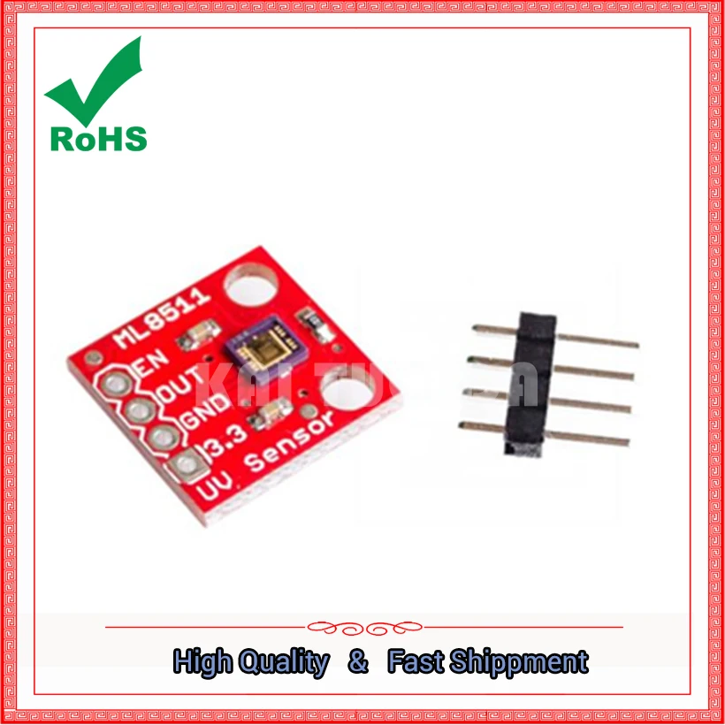 

UV Detection Module UV Sensor Breakout - ML8511 UVB Radiation Detection Module Board