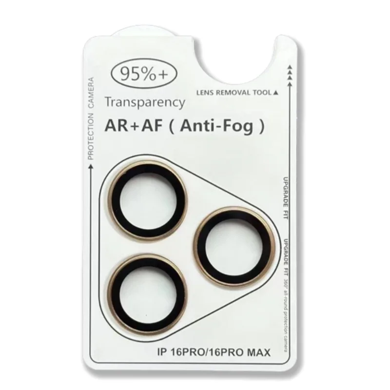 3-2Pcs Original Farbe Geeignet Für IPhone 17 16 Pro Max 15 14 Serie Handy Objektiv Film mit Fingerabdruck Anti-reflexion