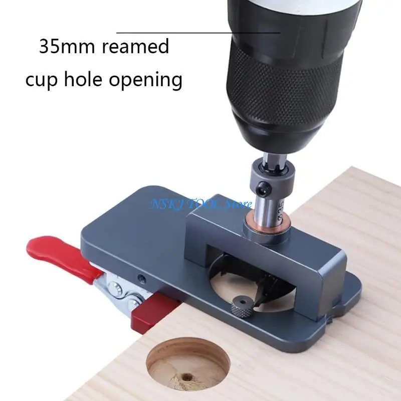 

L8RC High Performance Hinge Opening Locator Door Hinge Positioning Woodworking Tool Door Cabinets Woodworking DIY Tool