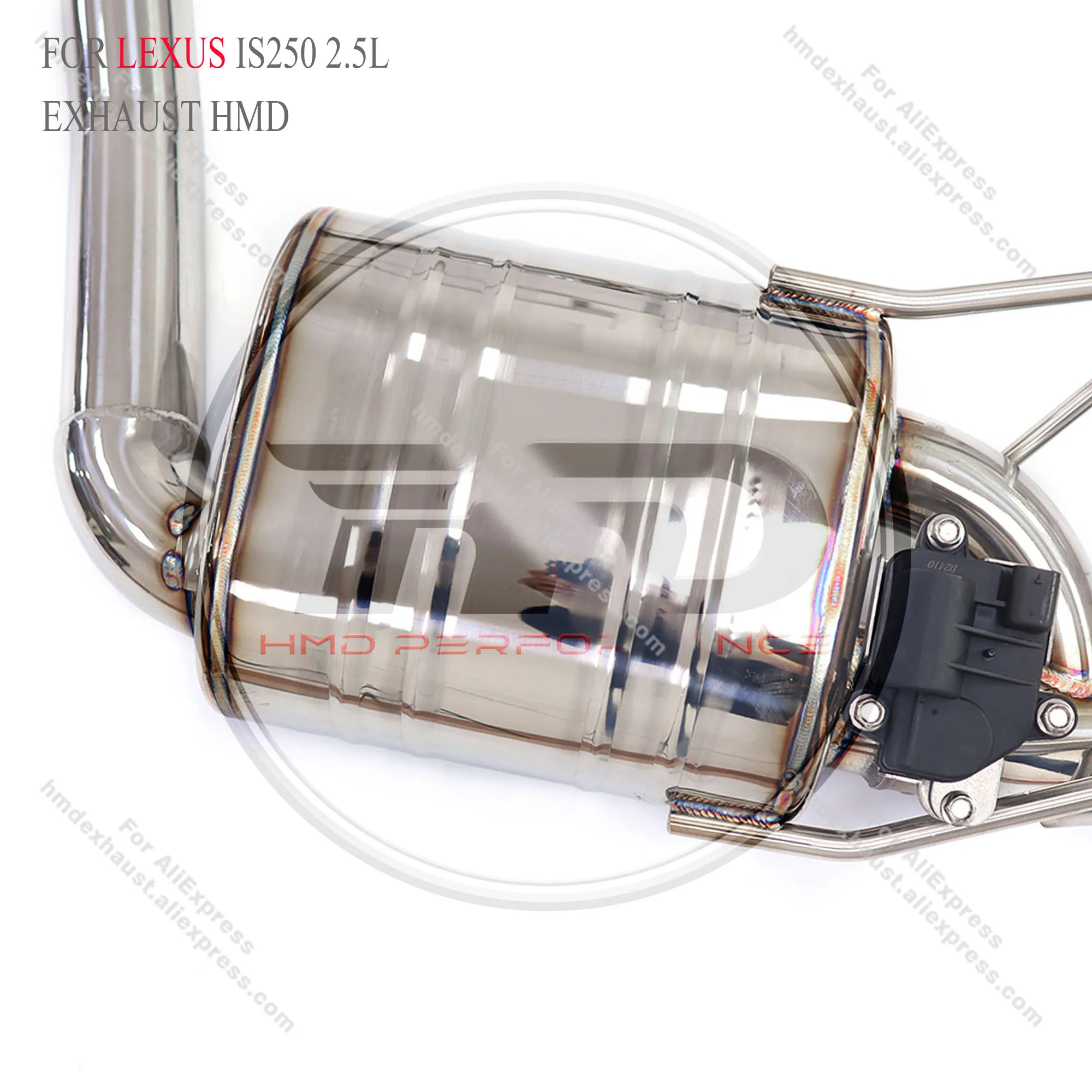 

HMD Stainless Steel Exhaust System Performance Catback for Lexus IS250 2.5L Auto Valve Muffler