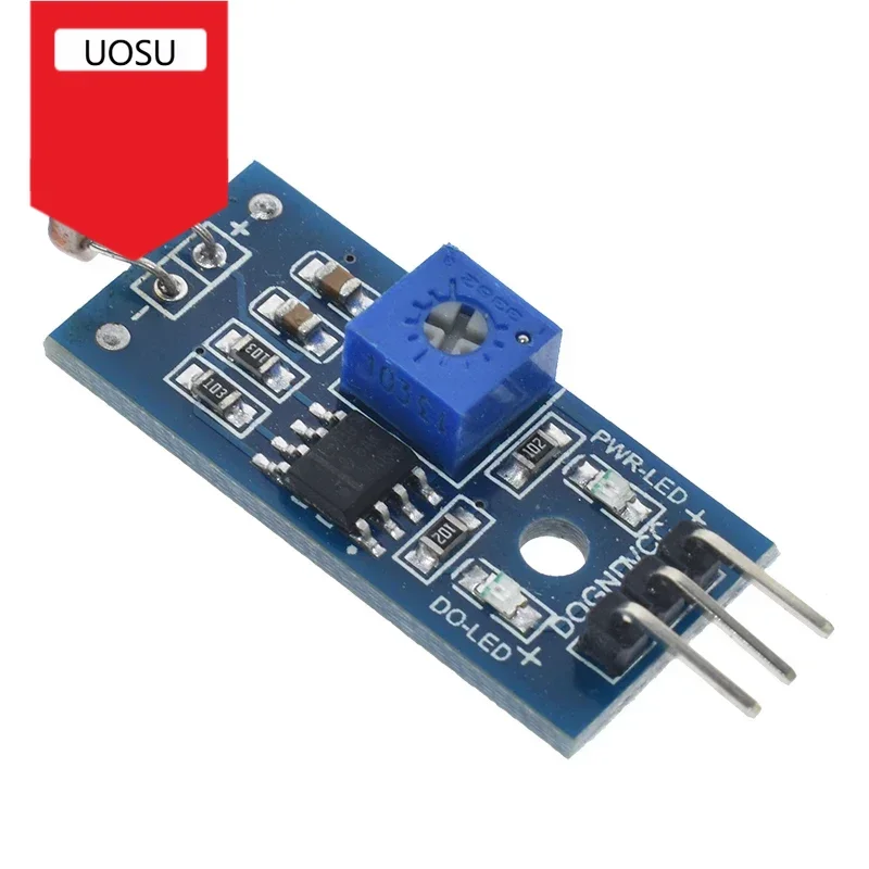 1-10pcs Photosensitive brightness resistance sensor module Light intensity detect New For Arduino
