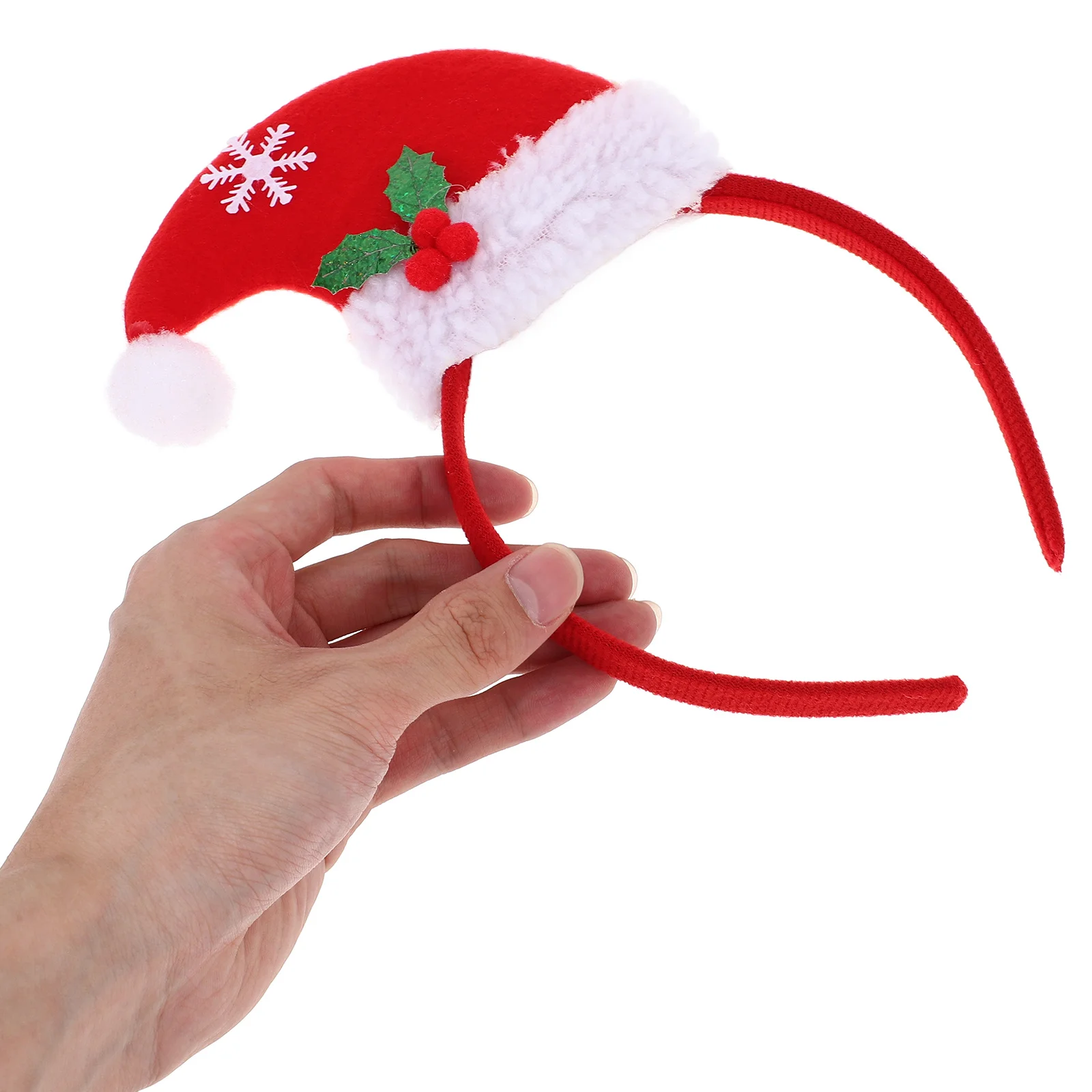 3 قطع من عصابات رأس قبعة عيد الميلاد خفيفة الوزن لحفلات العطلات سانتا هيرباند لطيف ملابس احتفالية عصابة رأس سانتا