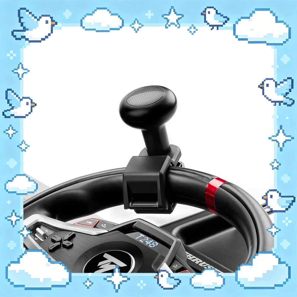

Комплект рулевого управления THRUSTMASTER: аксессуар для симуляции вождения тяжелой техники, цельнометаллический, для игровых симуляторов вождения, подарок