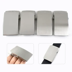 Meetee 1pc 36mm/39mm Stainless Steel Roller Toothless Men Belt Buckle Automatic Buckles Head DIY Casual Fashion Belts Accessory