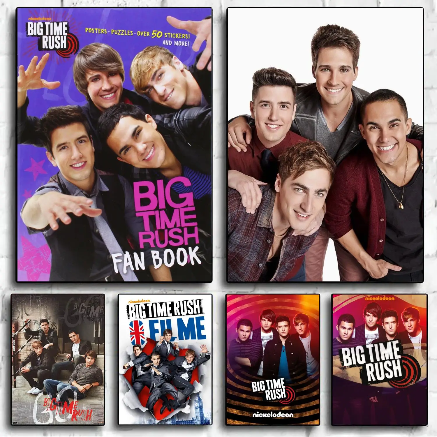 big time rush Singer Decoration Art Poster Wall Art Personalized Gift Modern Family bedroom Decor Canvas Posters