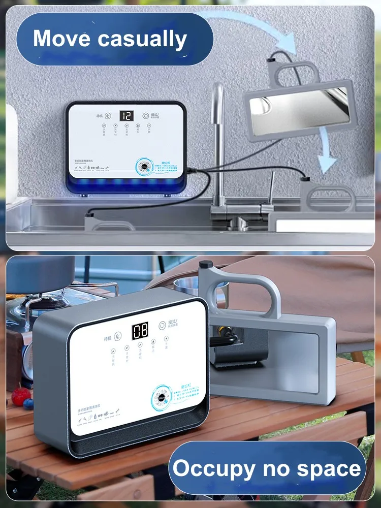 Ultrasonic Dishwasher Household Small Automatic Desktop Dishwasher Sink Installation-free Fruit And Vegetable Cleaning Machine