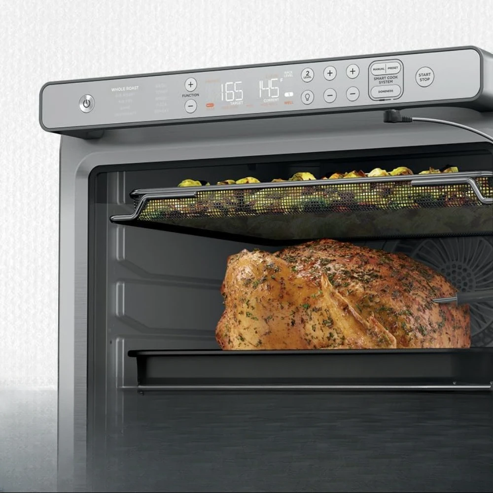 Four grille-pain à convection en acier inoxydable, rôti à l'air, rôtir et cuire, Pro Cook Therye.com, DT551, 1800 Watts