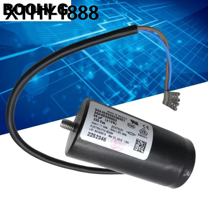 1PCS 60A4D330053NXET 58uF 330VAC Compressor Start Capacitor