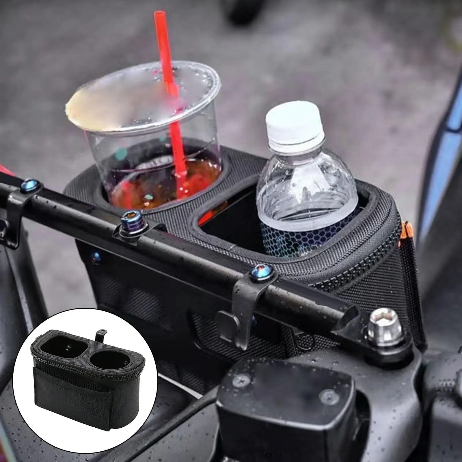 

Motorcycle Bottle Holder Handlebar Drink Cup Stand Handlebar Mount Sturdy Bottle Cage Water Cup Holder for Xmax300/250